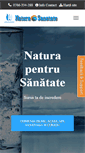 Mobile Screenshot of naturapentrusanatate.com